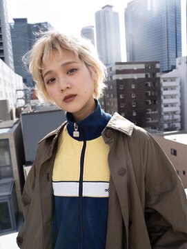 ソワ 四日市(soie) 髪質改善ケアブリーチ×ショート