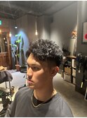 スパイキーショートパーマ