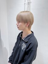 ミュー(Mu)&nbsp;ミルクティーベージュ　ベージュ　メンズカット
