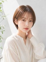 アンサ 椥辻店(ANSA)&nbsp;大人ショート｜小顔カット×透明感ベージュ