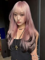 サンクマーケット 渋谷(cinq MARKET) ピンク×ダークブラウンの映えレイヤー*