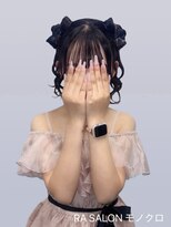 アールエーサロンモノクロ 秋葉原(RA SALON モノクロ)&nbsp;【推し活ヘアセット】立体リボンクラゲツイン