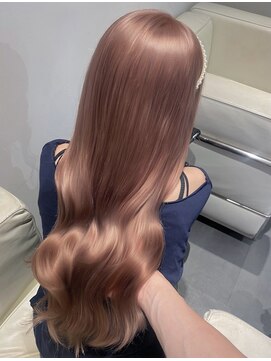 ベレーザ 川越(Beleza) ba17178_ピンクベージュハイトーンカラー透明感ワンホンヘア艶髪