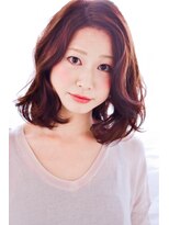 スノッブリコ(snob rico)&nbsp;【snob rico】ゆるふわカールボブxシアモーブピンク