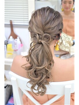 リサ 恵比寿(risa.) リボンのルーズローポニー