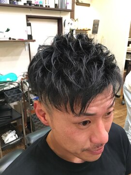 ヘアー クリエイト 縁(Hair Create en) メンズショート　アレンジスタイル