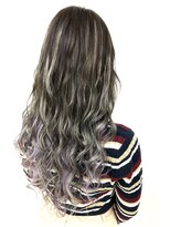 エクステ専門店あるじゃんすー 柏店 ブラウニー×ホワイト×パープル#シールエクステ#エクステ#柏