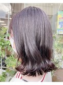 【cachette/別府/別府市】アプリコットカラー×切りっぱなしボブ