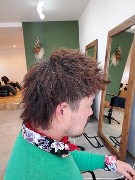 ヨハク(yohak) メンズ×ツイストパーマ