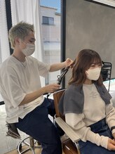 ブロー、アイロン仕上げ