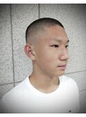 坊主フェード