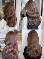 美容室フルール&nbsp;20代30代髪質改善トリートメントショコラアッシュナチュラル