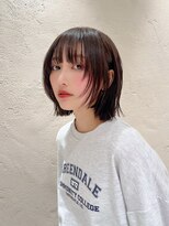 ルル 表参道(lulu.)&nbsp;【高橋弥生】ボブ　シースルーバング　レイヤー