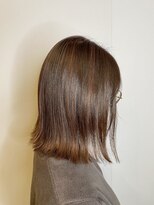 ブロッサム 東久留米店(Blossom)&nbsp;ダークアッシュデジタルパーマ小顔補正ミニウルフ立体カット