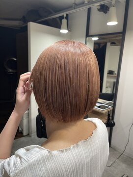 ラフ 難波店(LAFF) #黒髪#ボブルフ#ネビージュ#小顔#ワンレン