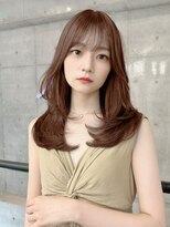 ウェイズ トウキョウ(Ways TOKYO) レイヤーカット　ベージュ　前髪カット　シークレットハイライト