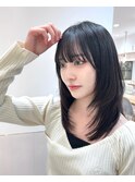 イメチェン×美髪[外はねボブ/ボブ/グレージュ]