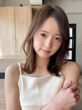 エトラ 渋谷店(etora) 小顔 フェミニンロング メルティーカラー 似合わせカット"