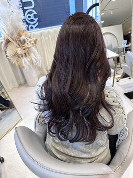 リュンヌ(Lune) ワインレッドカラー/ブリーチなしダブルカラー/YU04