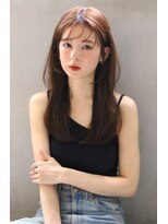 ロゼ 京橋(Rose)&nbsp;【ROSE】レイヤーカット＿シースルーバング＿くすみベージュ