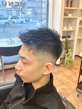 シュクセ 千早店(succes) ベリーショートフェード