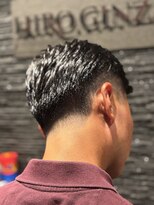 ヒロギンザ 恵比寿店(HIRO GINZA) ショートフェード×七三風セット