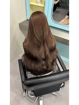 ノー バイ イオエ 西梅田(no. by ioe) ブリーチなしカラー/髪質改善/ミルクティーベージュ/小顔へア