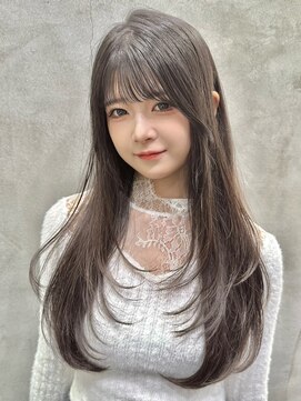 ロンドネートゥル 新潟(Lond naitre) 新潟/髪質改善/レイヤー/顔まわり/グレージュ