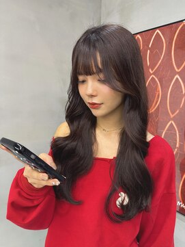 ペレ 渋谷(PELE) ミディアムヘア/暗めカラー/グランマッシュ/渋谷