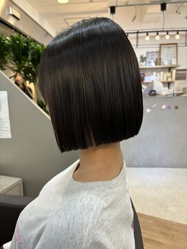 ジエクト ヴィシア(The Ect VIXIA) 縮毛　髪質改善縮毛矯正　まとまるボブ　内巻きボブ