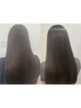 ダメージが気になる方も◎気になっていたうねりやクセを解消し、まとまりやすくお手入れしやすい髪に―