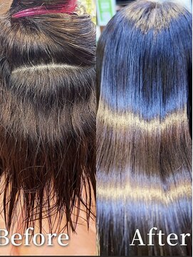 ビーポッシュ ジャスパー店(Be Posh) ブリーチなし◎冬の髪質改善ストレートロング