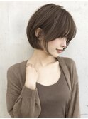 ショート/ショートカット/ ショートボブ/丸みショート/担当岩崎