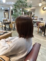 ヘア カンパニー トワ 千葉店(TOWA)&nbsp;定番！切りっぱなしボブ！！