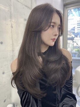 アイヴィー(IVY) レイヤーカット 韓国レイヤー ワンカール 雰囲気