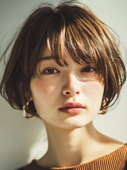L=im【エルイコールアイエム】の写真/【カット+アディクシーカラー+TR¥8000】透明感溢れる艶カラー×似合わせカットで一番似合う私へ*