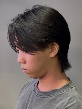 エルマーク 京都駅前(L-MARK) メンズウルフ/メンズ/センターパート/men's/ウルフヘア