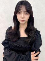アッシュ 新杉田店(Ash)&nbsp;新杉田レイヤーカット韓国ダブルカラー顔周り前髪カットボブ