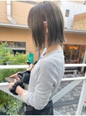 オリーブグレージュ/オリーブベージュ/ブリーチなしダブルカラー
