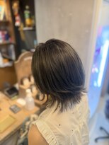アトリエナガノツー 千葉富士見店(atelier nagano 2)&nbsp;カーキアッシュ×ボブレイヤー【千葉/千葉中央】