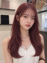 ユーフォリア 青山(Euphoria)&nbsp;チェリーレッド暖色カラーボルドーワインレッド春カラー