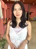 ブリーチなしで透明感♪大人可愛いヘアに◆カット＋カラー