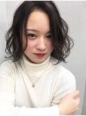 伸ばしかけボブ×アッシュベージュ☆freez