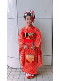 七五三/7歳　日本髪
