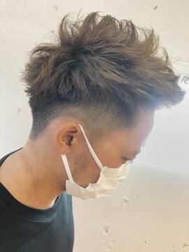 ヘアーワークス ヘルム 渋谷店(HAIR WORKS HELM) HELM nansp フェード☆