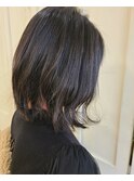 ミディアムくびれヘア