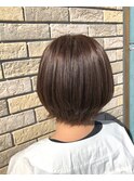 白髪ぼかしグレージュ