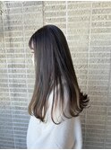 グレージュロング