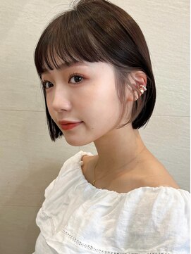 ラフ フロム ガーデン(Laf from GARDEN) インナーカラー/デザインカラー/暗めカラー/前髪カット/韓国風