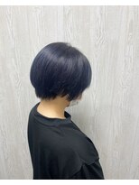 テーラヘアー 鎌ケ谷店(TELA HAIR)&nbsp;スッキリショート×ネイビー【TELAHAIR鎌ヶ谷】